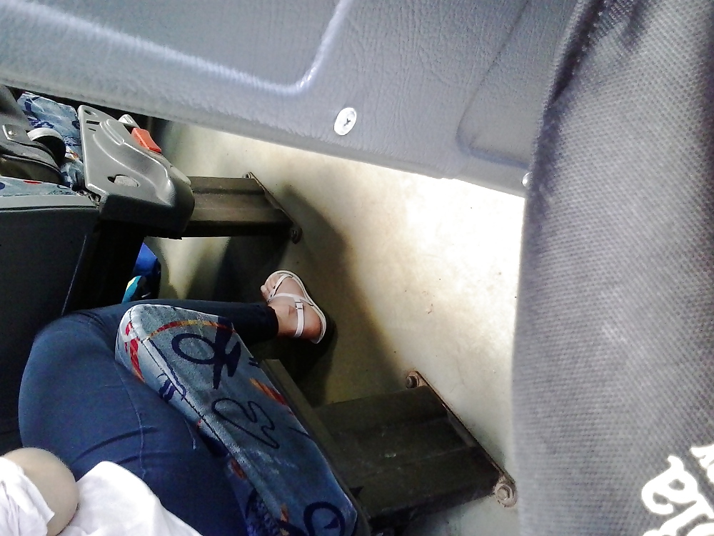 Feet Met in the Bus #18115976