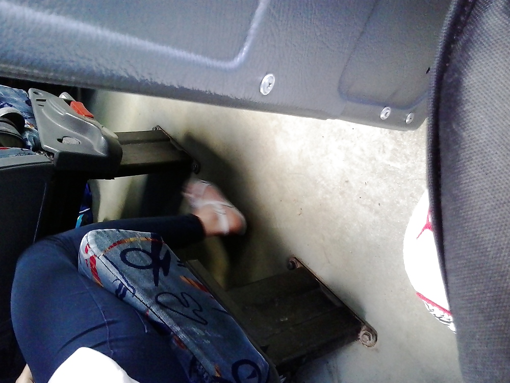 Feet Met in the Bus #18115996