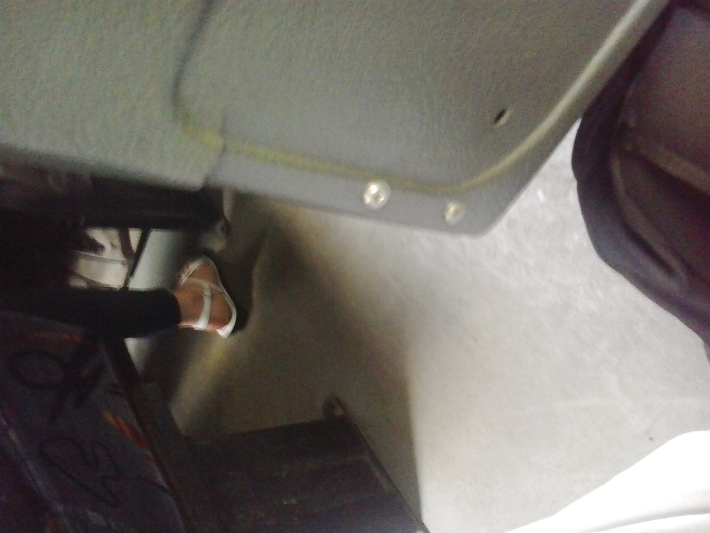 Feet Met in the Bus #18116011