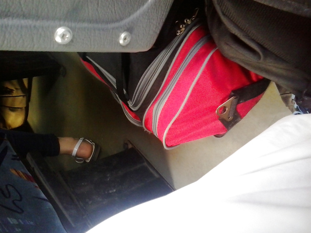 Feet Met in the Bus #18116021
