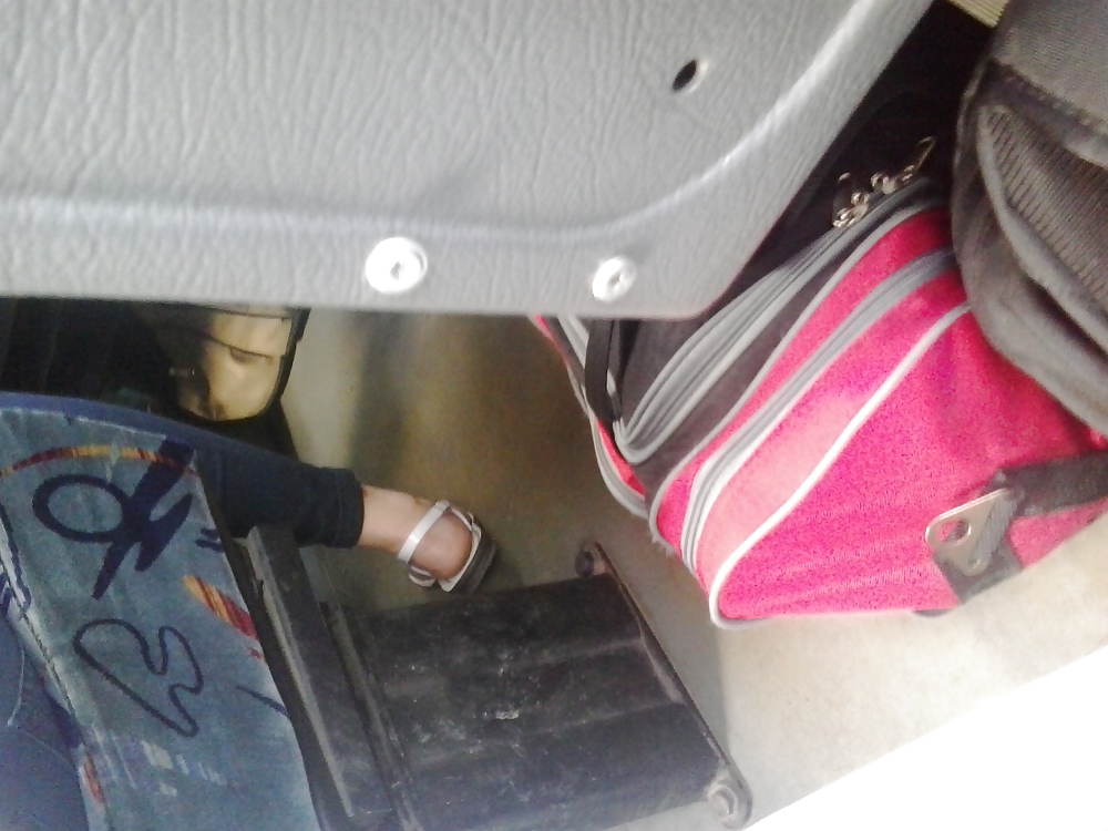 Feet Met in the Bus #18116041