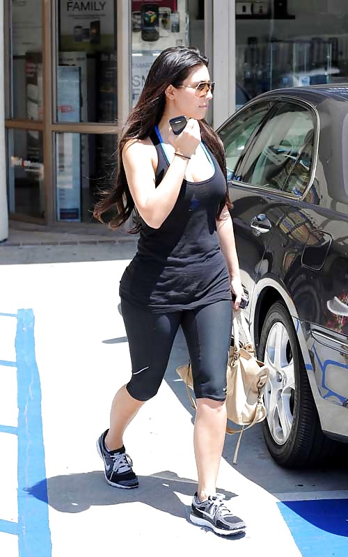 Kim Kardashian Leaving Gym #6026854