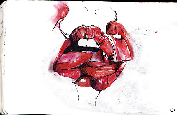 アートはポルノではない#赤い唇
 #13299029