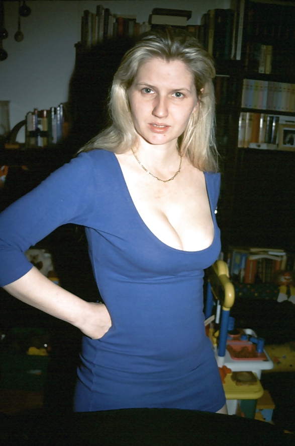 SAG - Wife's Sexy Juggs in Blue Dress 06 #18975151
