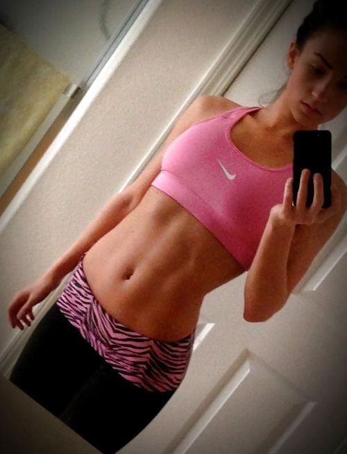 Sexy Girls in Sports Bras #18006443