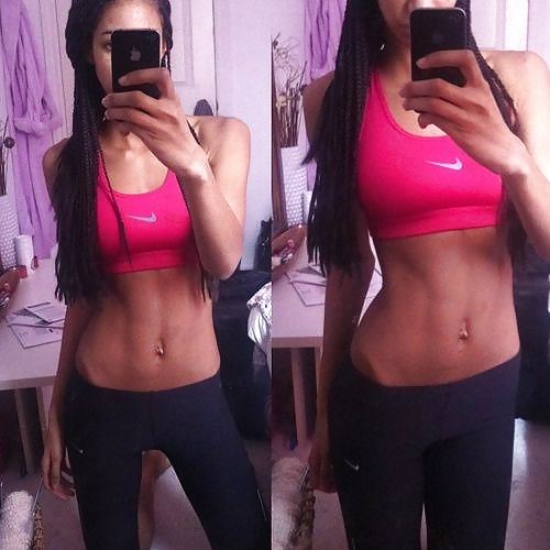 Sexy Girls in Sports Bras #18006503