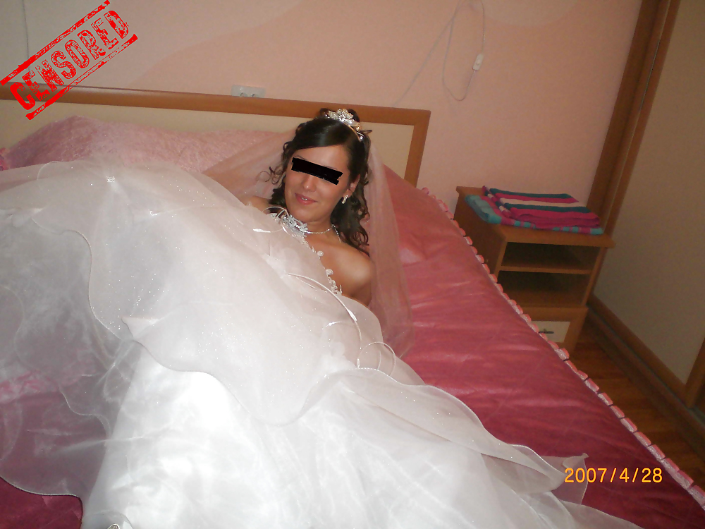 Sexy and Hot Brunette Bride - Censored #9719573