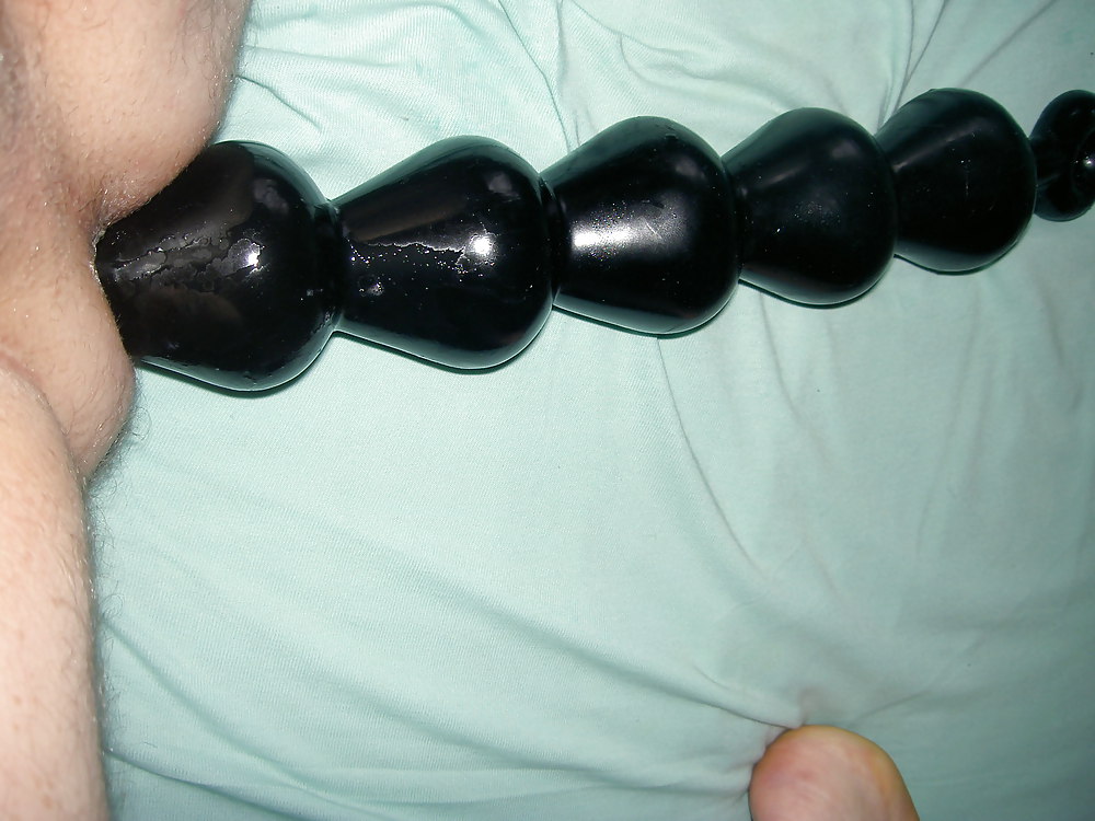 Just playing with a dildo chain link #13383594