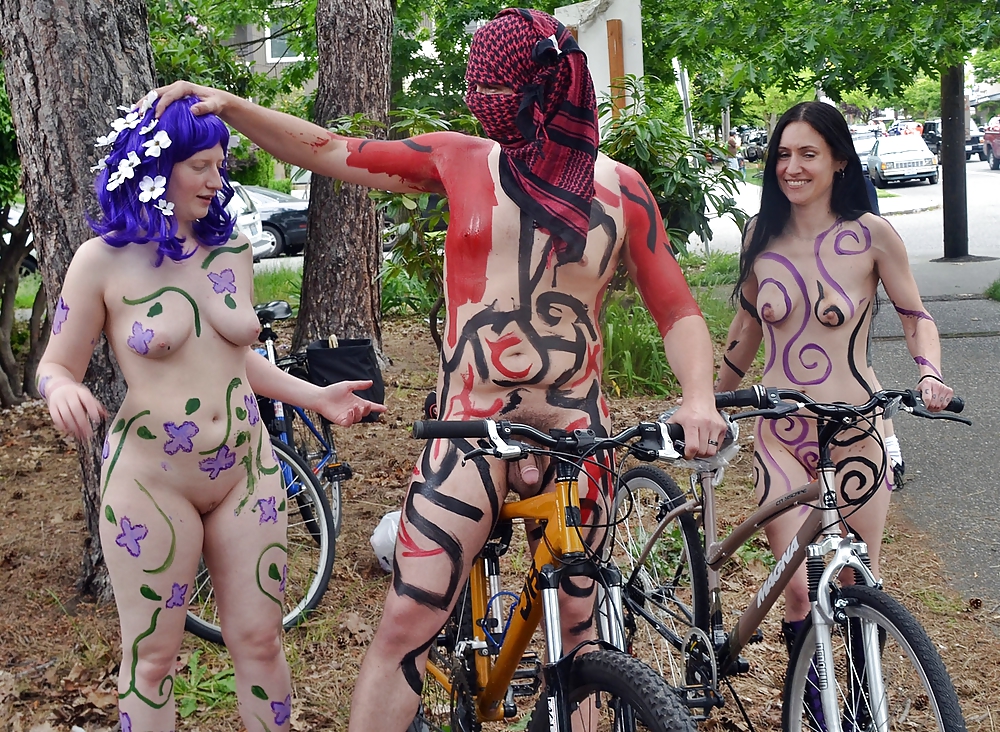 Naked girls on bikes #10797364
