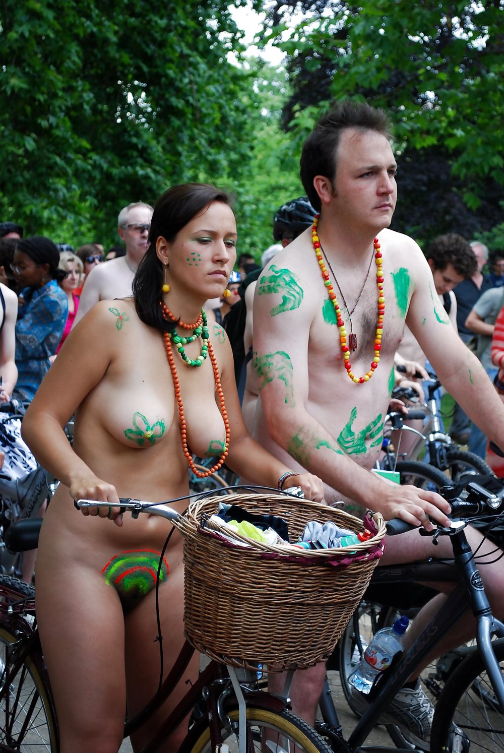 Naked girls on bikes #10797418