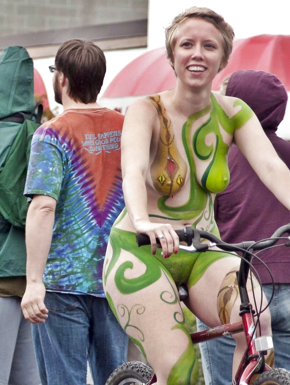 Naked girls on bikes #10797464