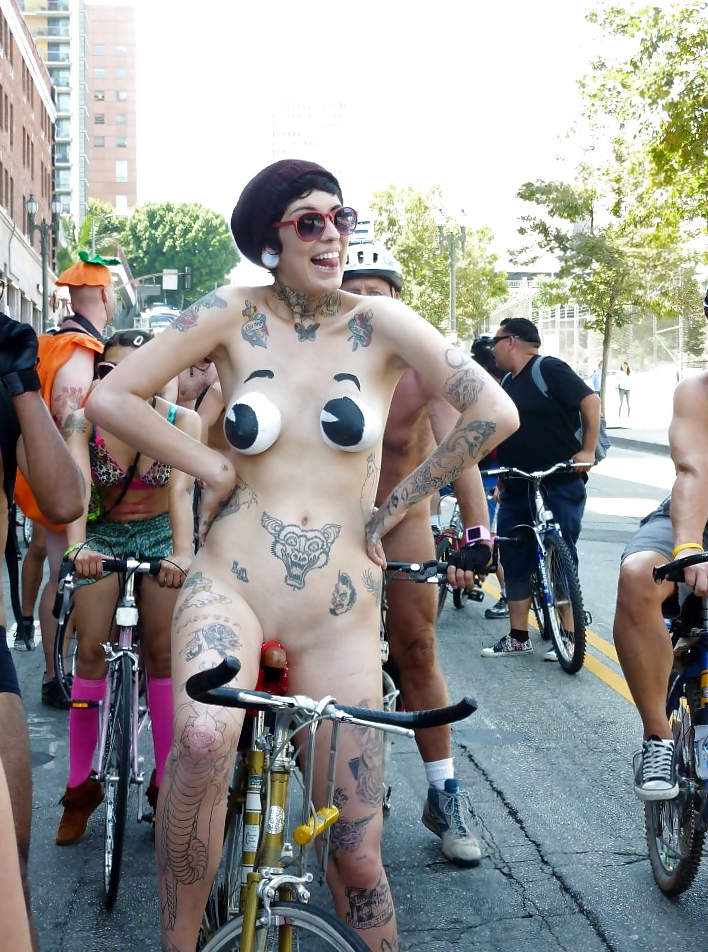 Naked girls on bikes #10797891