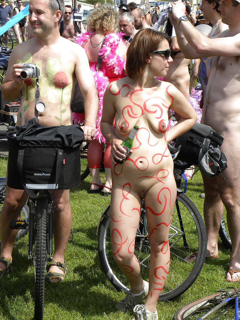 Naked girls on bikes #10798104