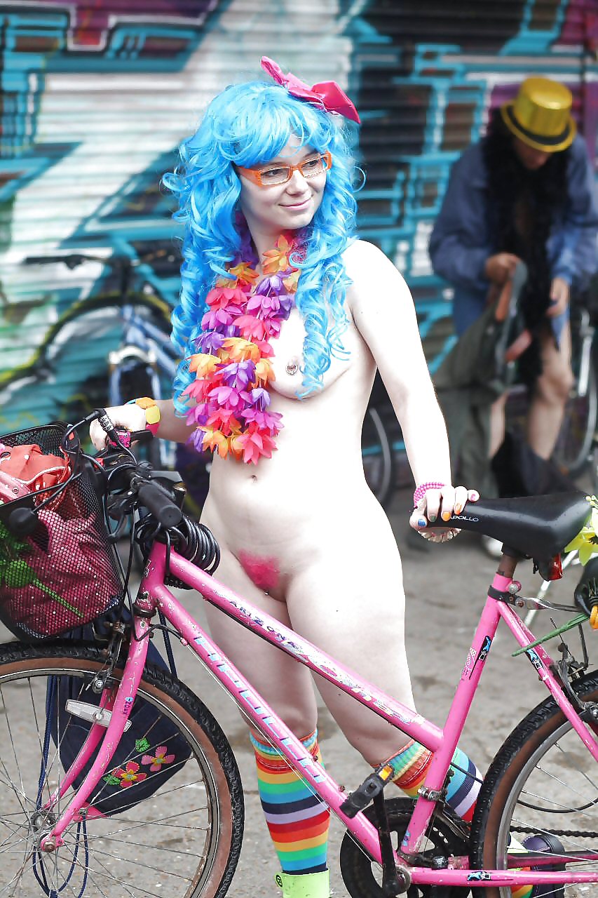 Naked girls on bikes #10798988