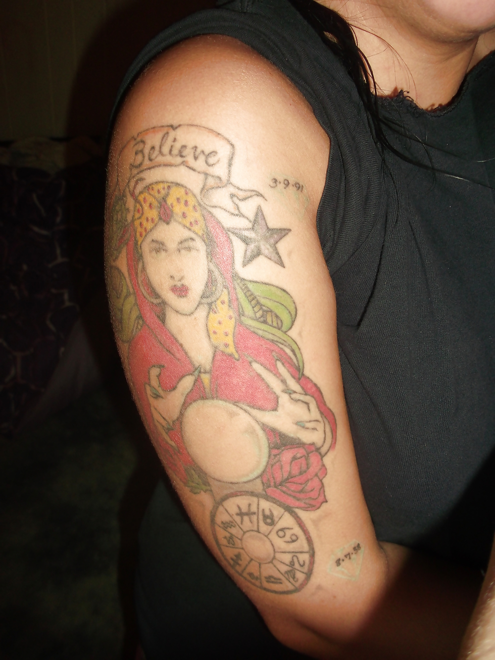 Some of my body art.