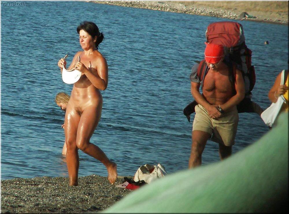 Older Nudists at Beach #254424