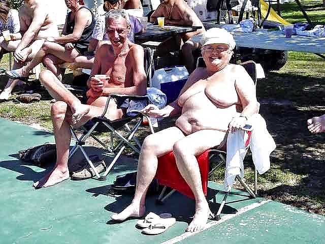 Older Nudists at Beach #254541