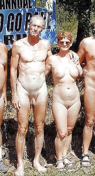 Older Nudists at Beach #254632