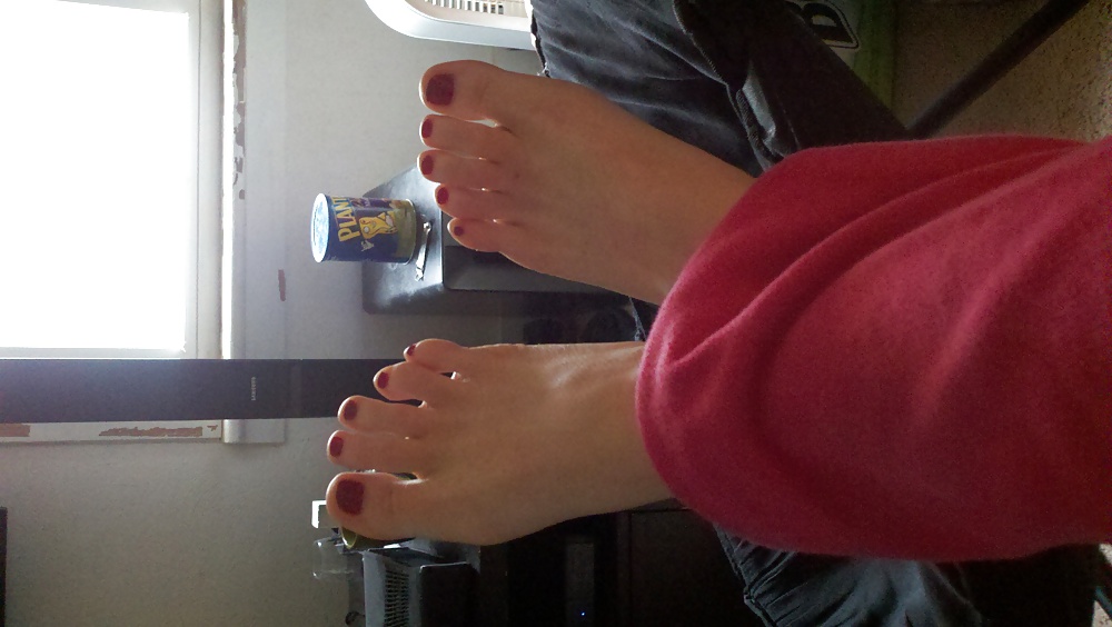 My redhead friend's feet and toes  #14028921