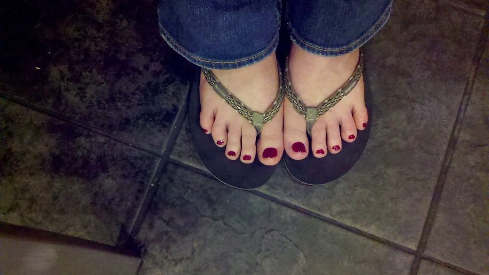 My redhead friend's feet and toes  #14028966