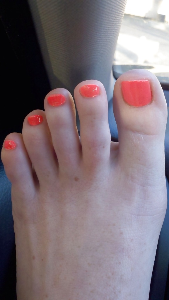 My redhead friend's feet and toes  #14028980