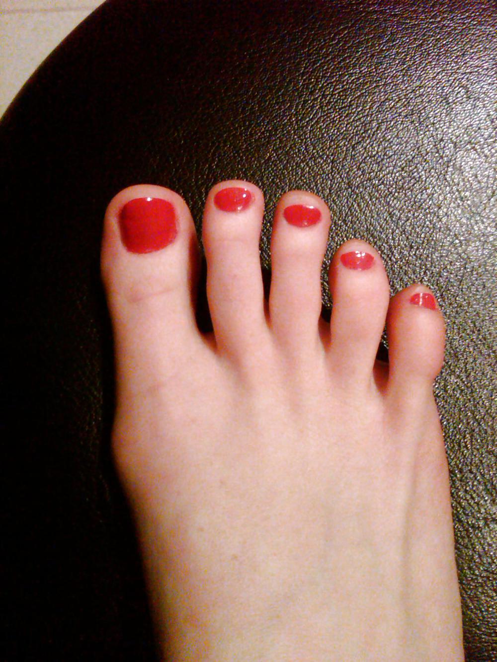 My redhead friend's feet and toes  #14029003