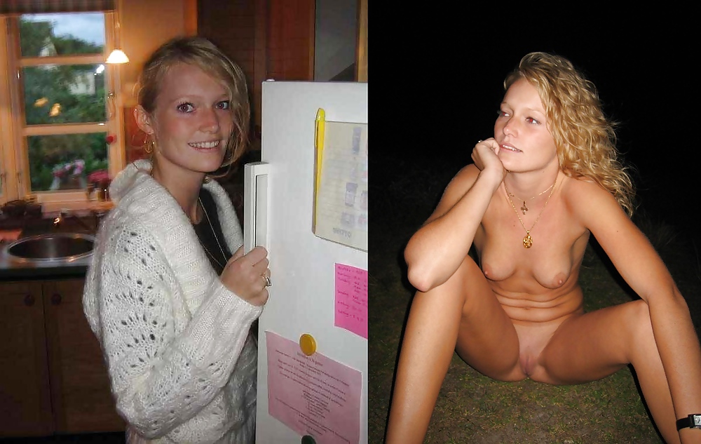 Teens dressed undressed Before and after #14711284