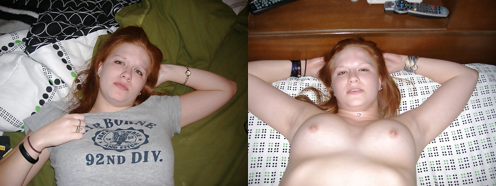 Teens dressed undressed Before and after #14711322