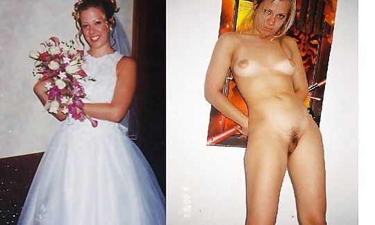 Wedding dressed undressed #15308537