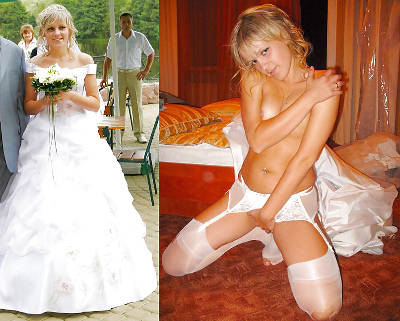 Wedding dressed undressed #15308688