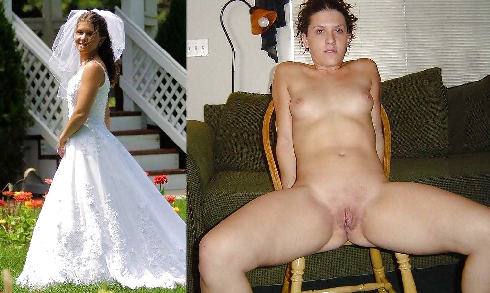 Wedding dressed undressed #15308726