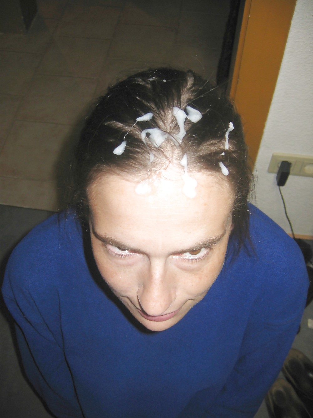 Crème Rinçage - Sperme Dans Les Cheveux #4036644