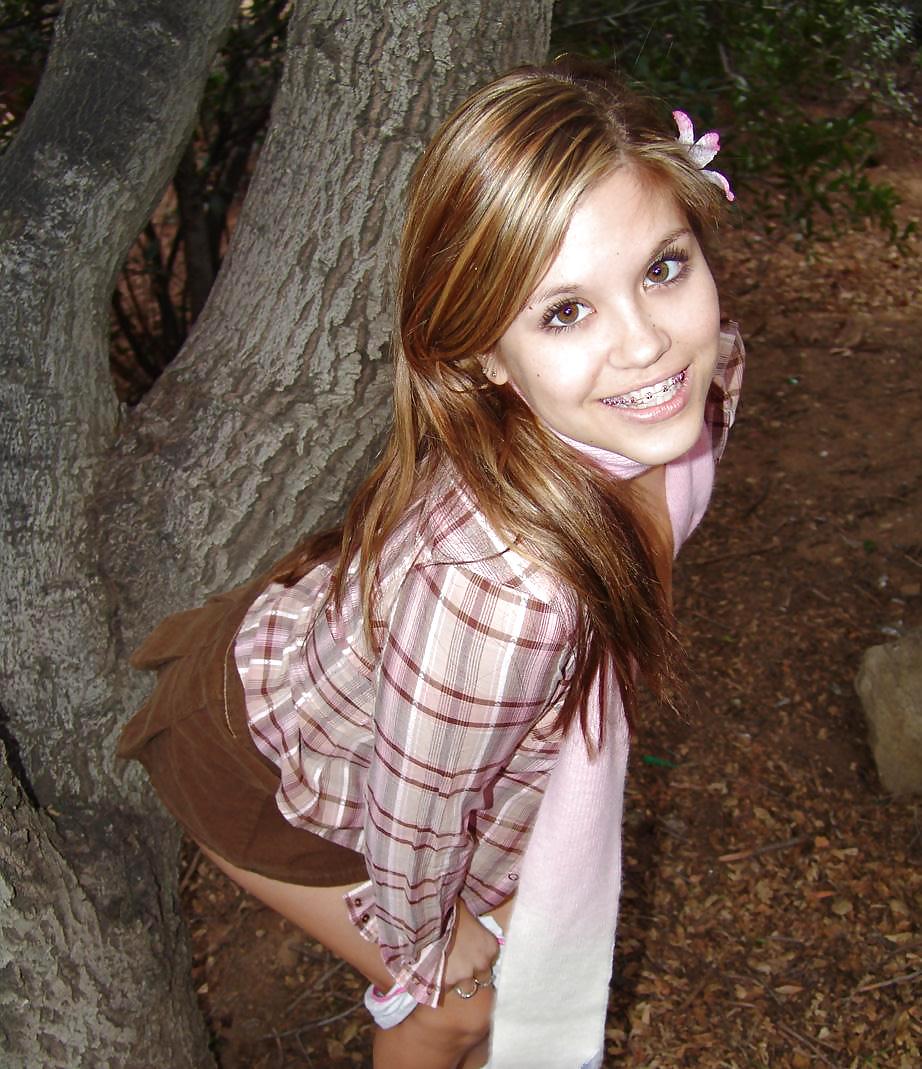 Horny Topanga - Stripping in the woods #3502626