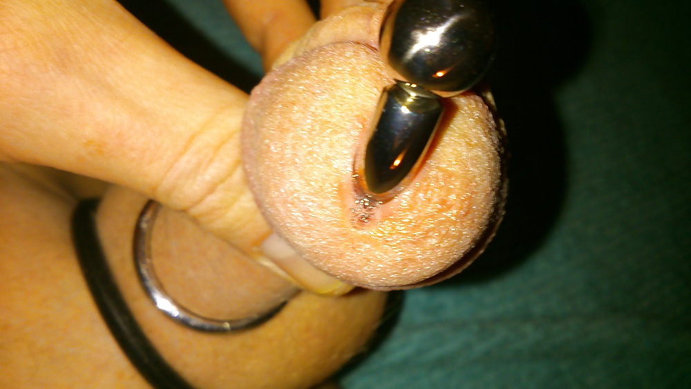 Having fun with new piercing #17895060