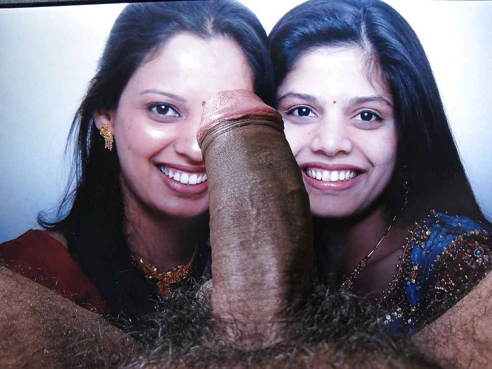 Indian sluts geting cock and cum all over them #4446408