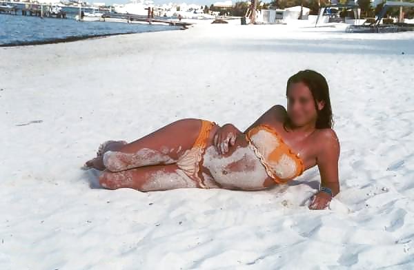 Me at beach and after, slat of  #12444018