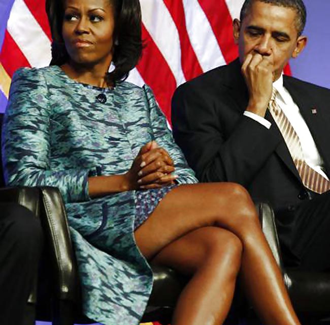 Michelle Obama - I Want To Cum All Over Her Long Legs & Ass #17992295