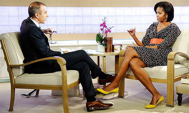 Michelle obama - I want to cum all over her long legs & ass
 #17992331