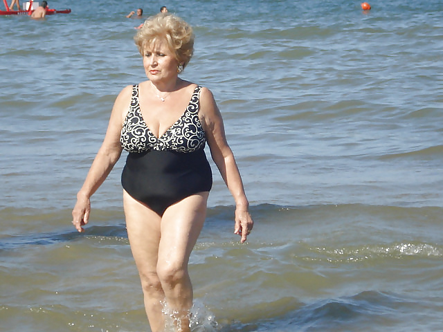 Grannies on beach 4 #16807094