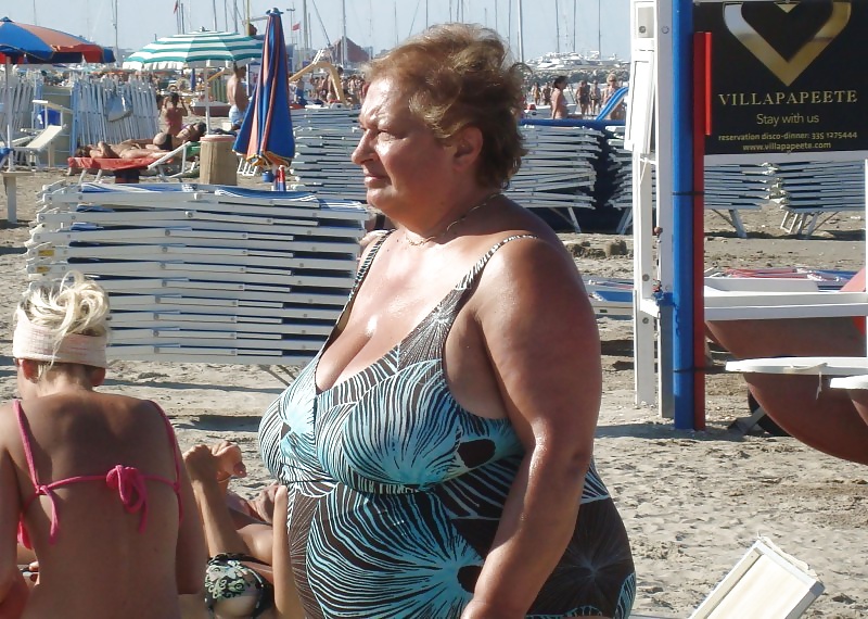 Grannies on beach 4 #16807131