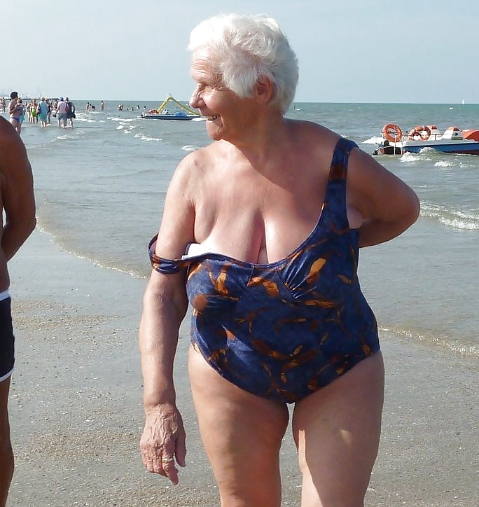 Grannies on beach 4 #16807137