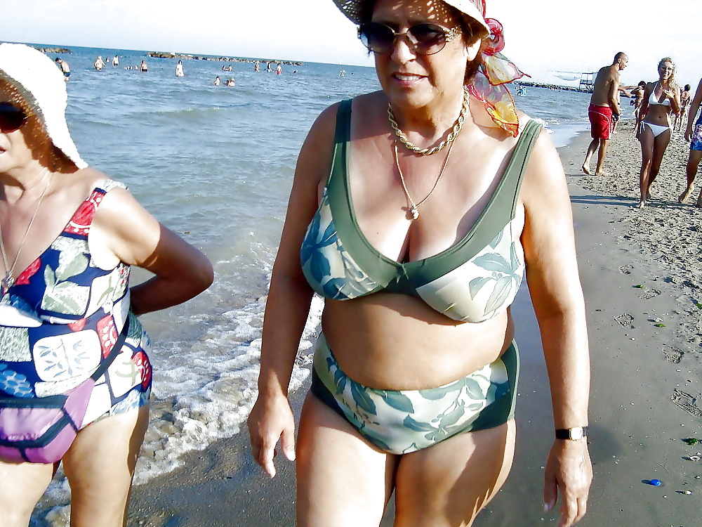 Grannies on beach 4 #16807155