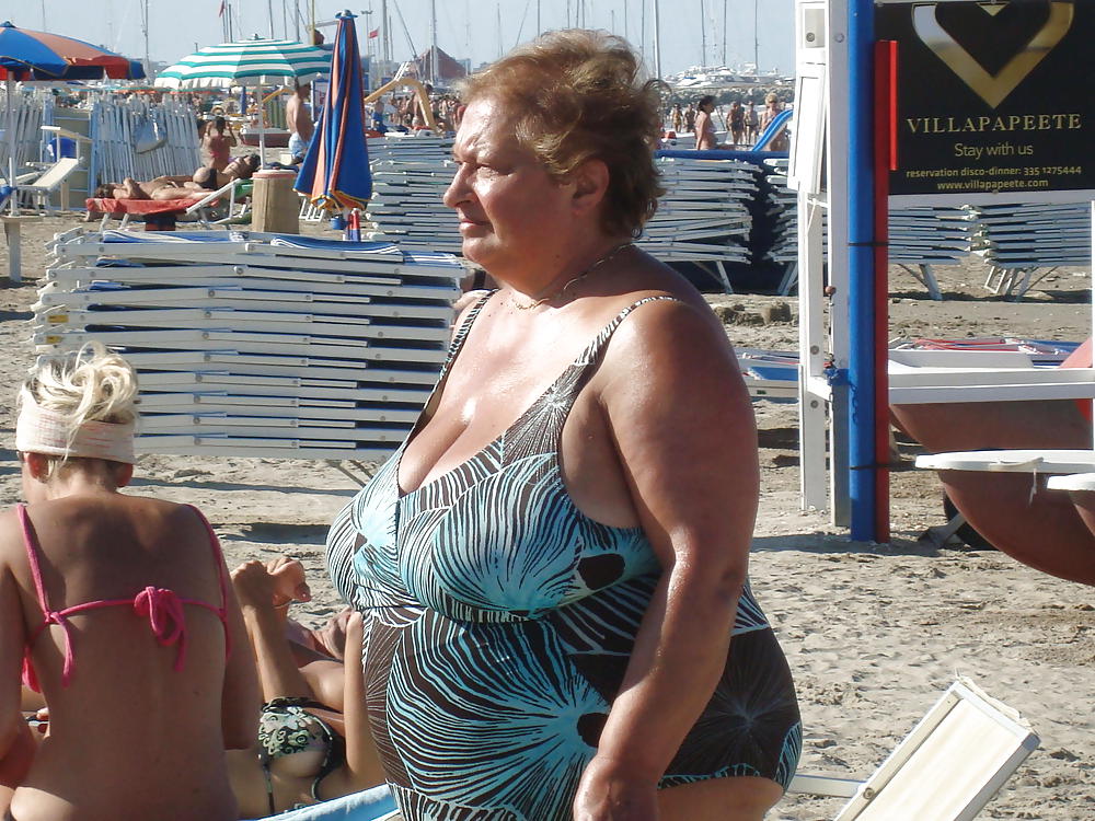 Grannies on beach 4 #16807366