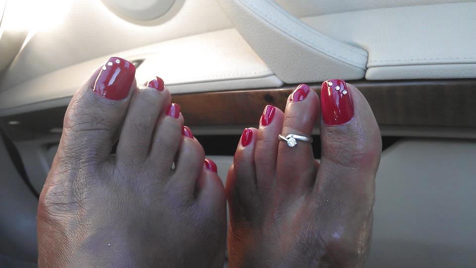 Black womans sexy toes #8916272