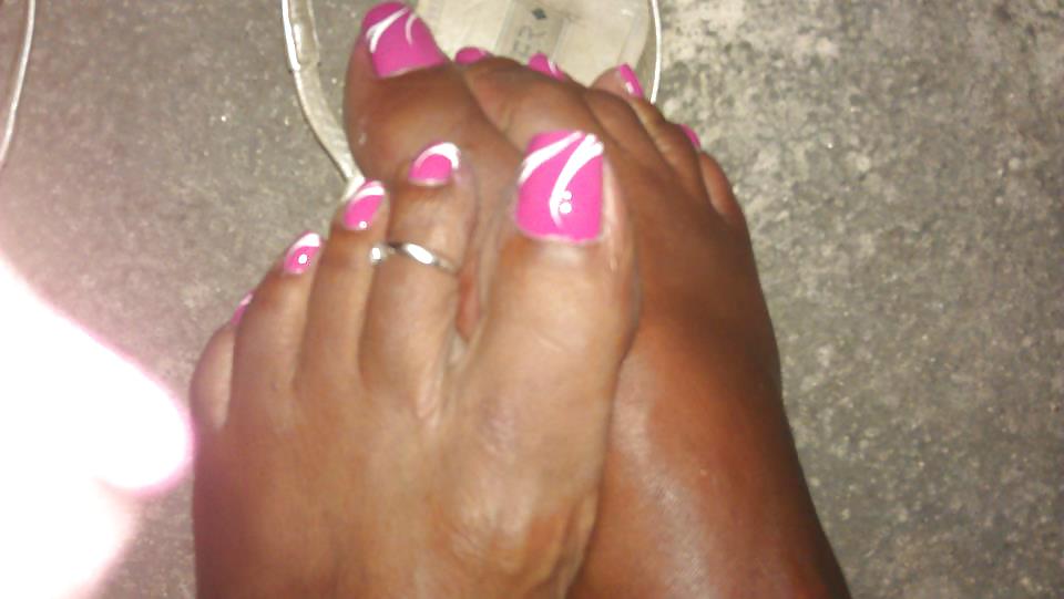 Black womans sexy toes #8916336