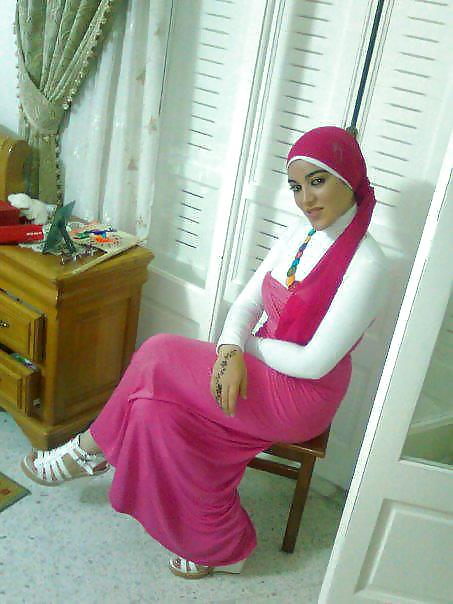 Turbanli hijab árabe, turco, asiático desnudo - no desnudo 14
 #15595913