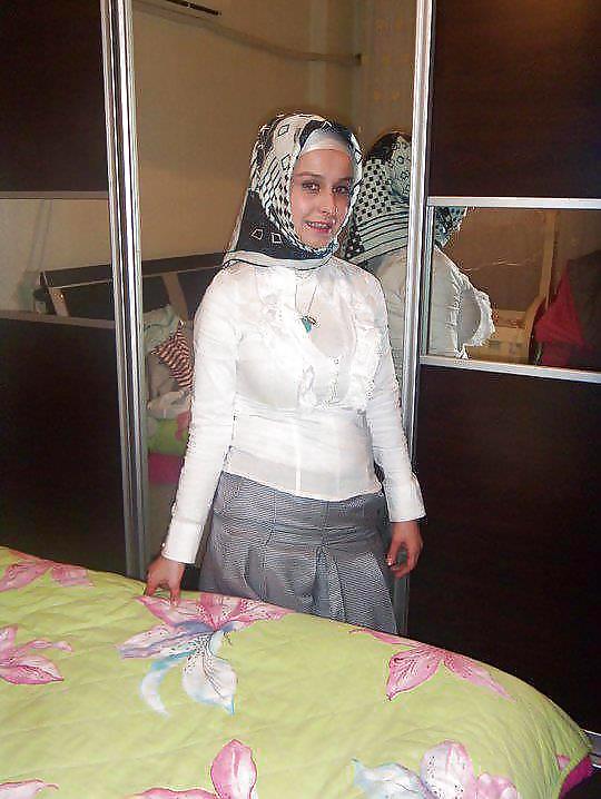 Turbanli hijab árabe, turco, asiático desnudo - no desnudo 14
 #15596037