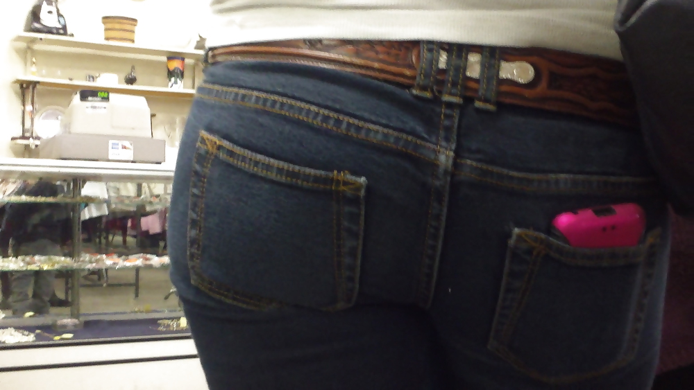 Sexy teen butts in tight ass jeans  #7407191