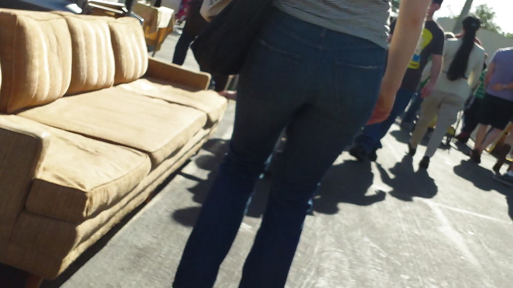 Sexy teen butts in tight ass jeans  #7408728