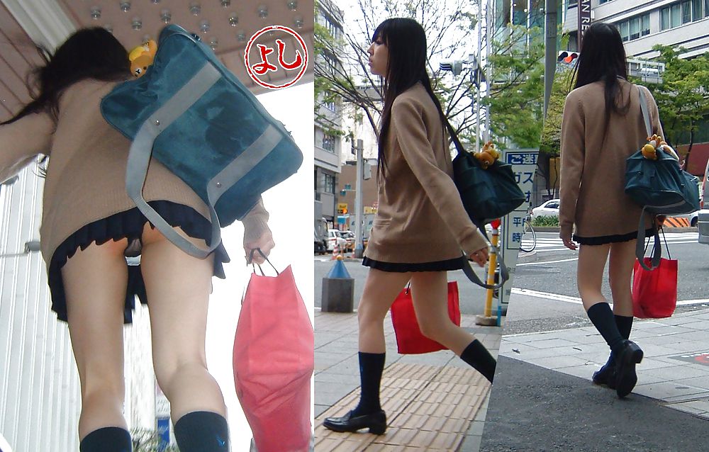 I love Japanese  girls Upskirt #9308244